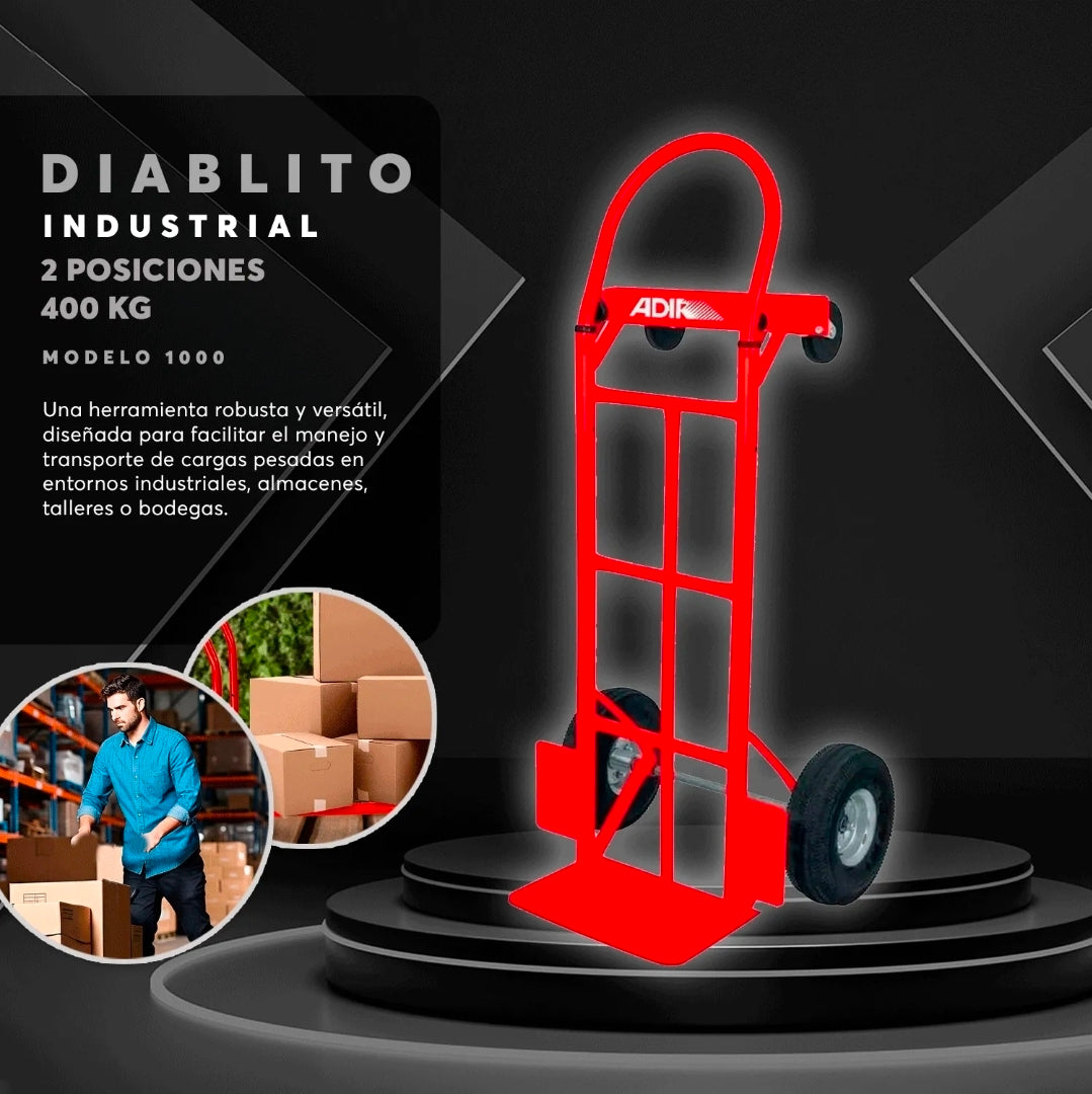 Diablo plataforma 400kg Rojo