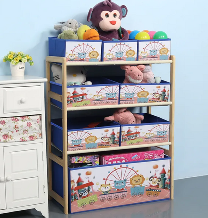 Estantería infantil para juguetes 6 espacios
