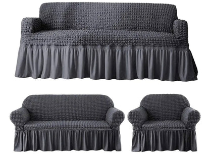 Protector Cubre Sala Elástico Impermeable Alta Calidad 3 Piezas