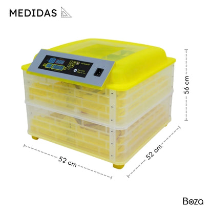 Incubadora para 96 huevos