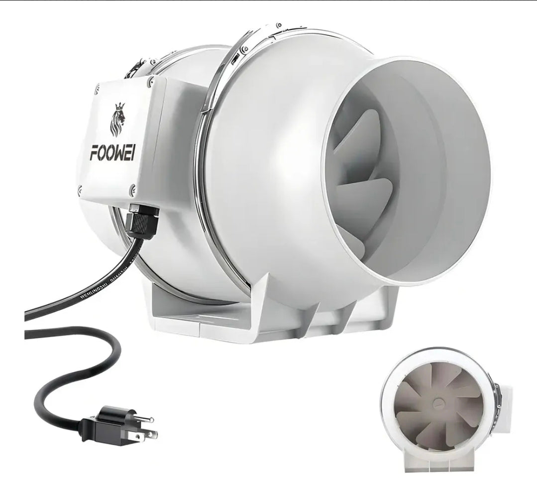 Extractor De Aire Industrial De 6 Pulgadas FOOWEI