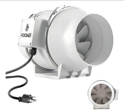 Extractor De Aire Industrial De 6 Pulgadas FOOWEI