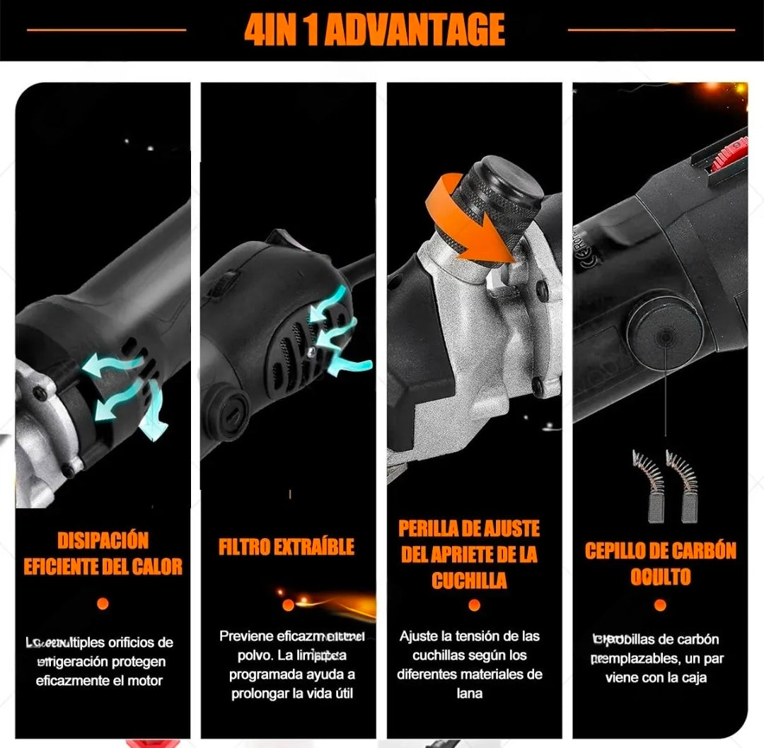 Rasuradora Trasquiladora Para Borregos Ovejas Y Perro Grande 900w