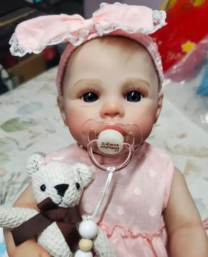 Muñeca de silicona 48cm tipo NENUCO