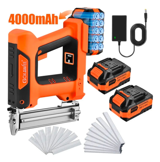 Goxawee® 2 En 1 Engrapadoras Pistola De Clavos Inalámbrica