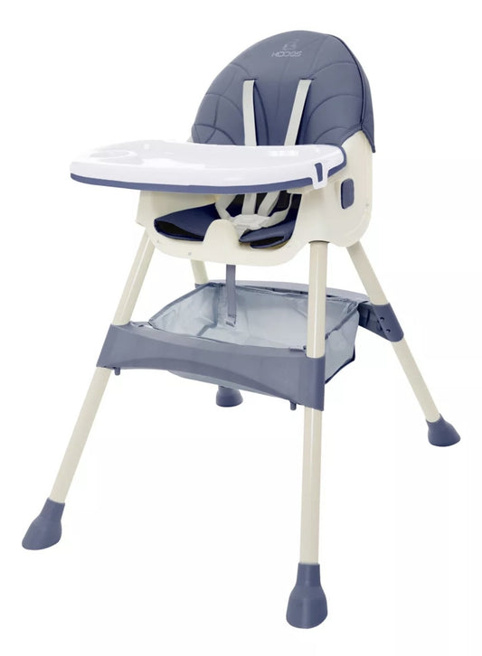 Silla Alta Periquera Mecedora Con Llantas 5 En 1 Ajustable Plegable Asiento Piel