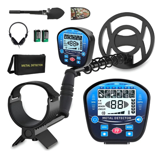 Detector De Metales Alta Precisión Impermeable 5 Modo+ LCD