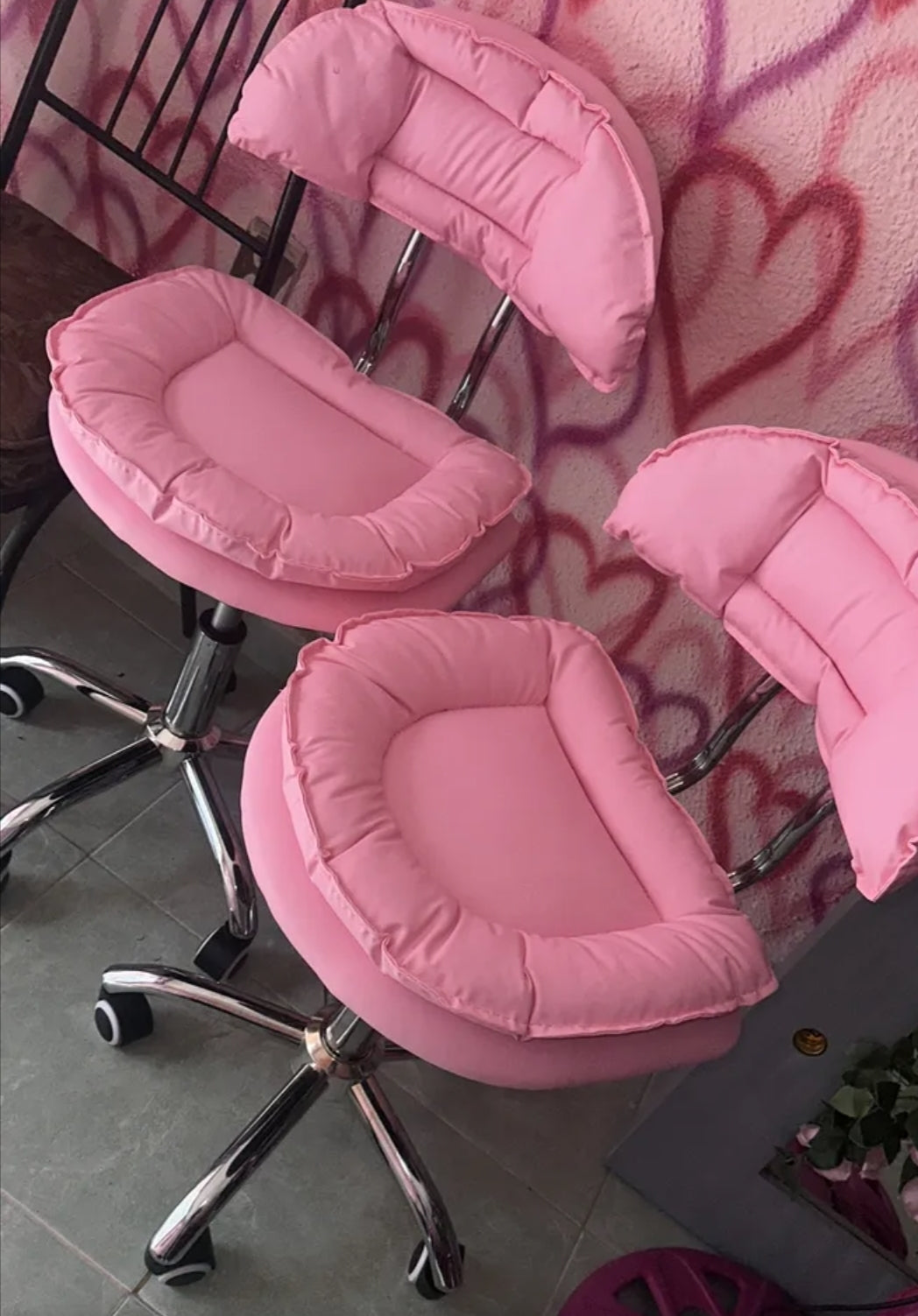 Silla rodante giratoria elevable