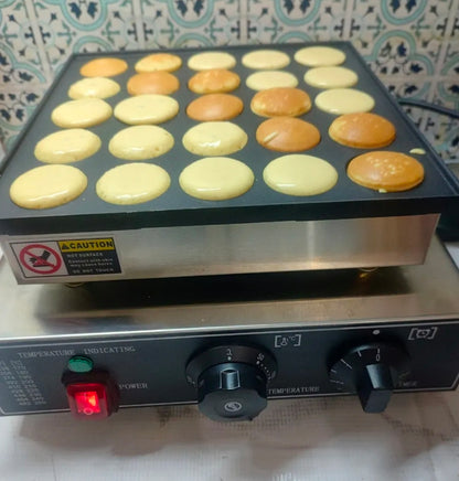 Máquina eléctrica para mini hotcakes 25pz