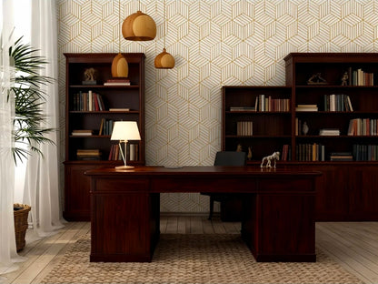 Papel tapiz para pared Oro Hexagonal Autoadhesivo