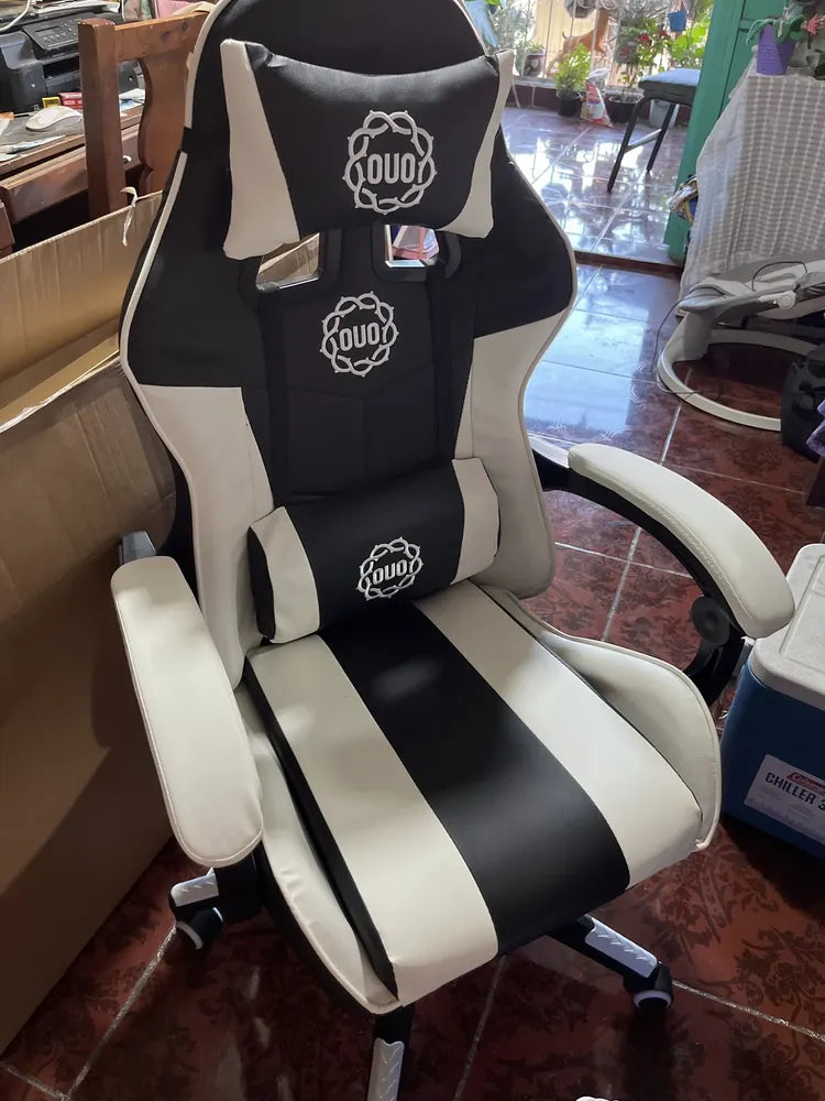 Silla Ergonómico Ejecutiva De Oficina Duradero  Material Del Tapizado Cuero Sintético