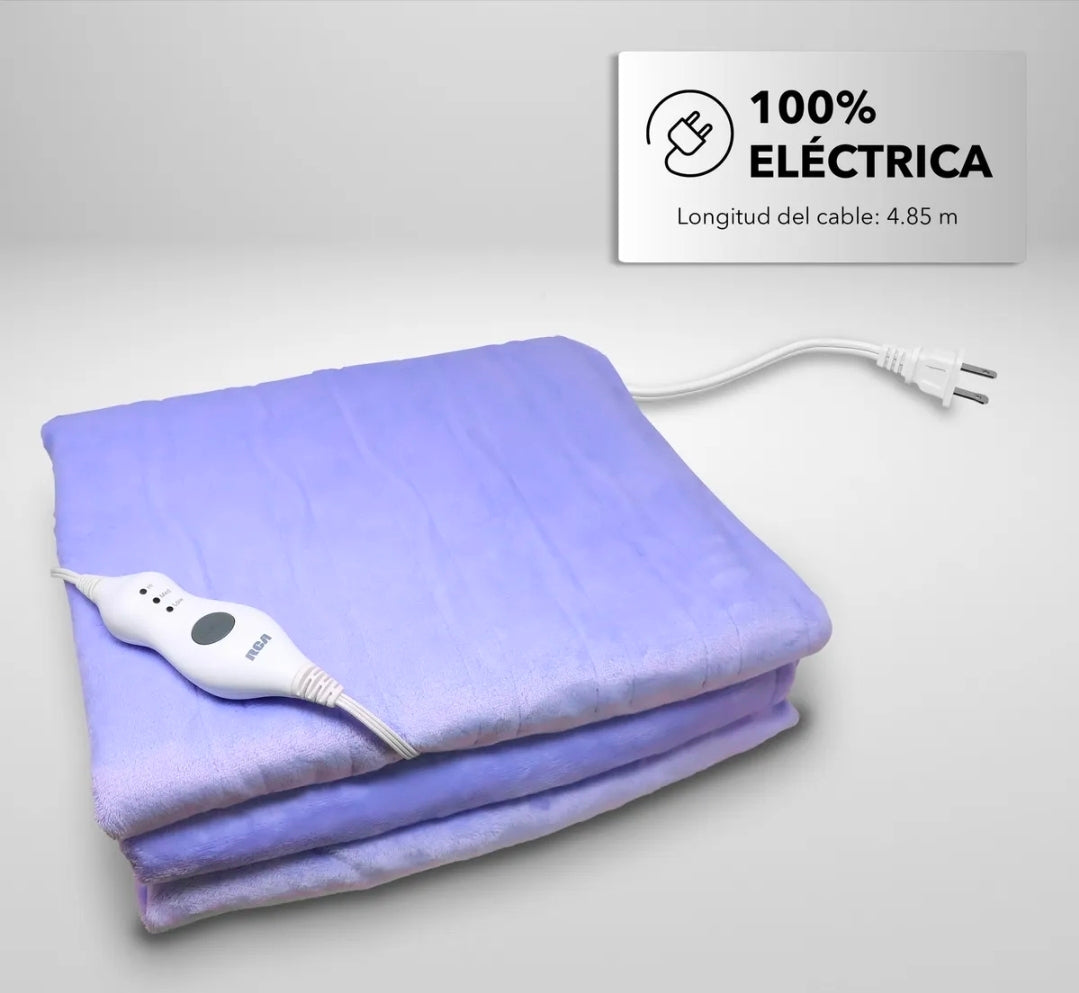Cobija eléctrica lila
