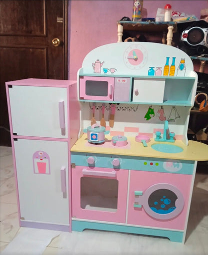 Cocinita infantil con lavadora 101x29x101cm