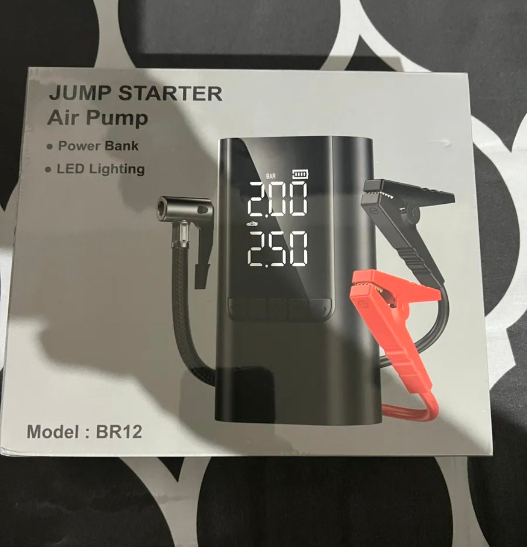 Arrancador De Batería De Auto 8500a Con Inflador Br12