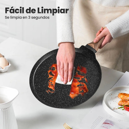 Bateria De Cocina, Juego De Ollas Y Sarten 10 Piezas Negro