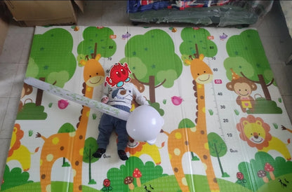 Tapete de bebé antigolpes plegable 2.00x1.50m doble cara