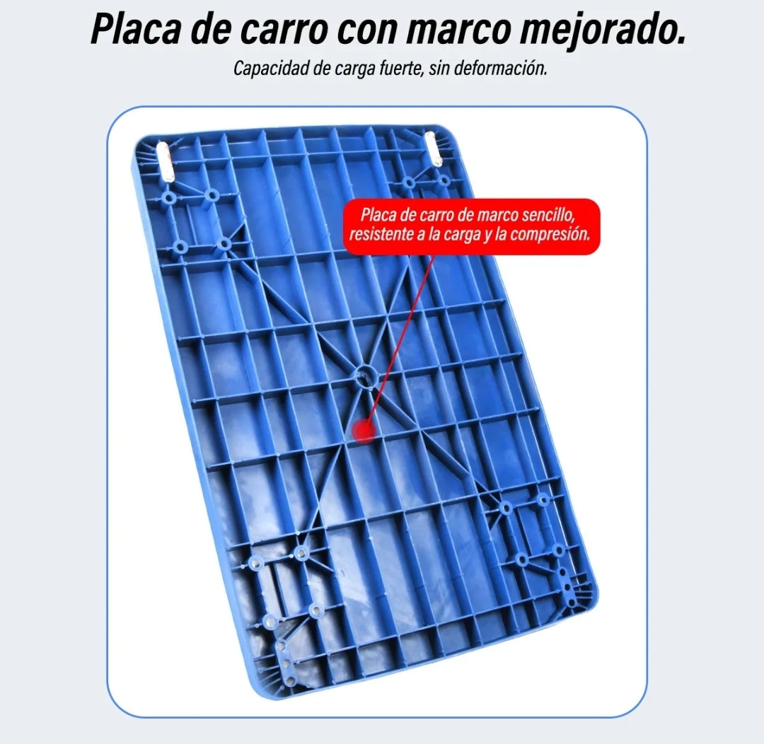 Carro de carga plataforma plegable 550kg