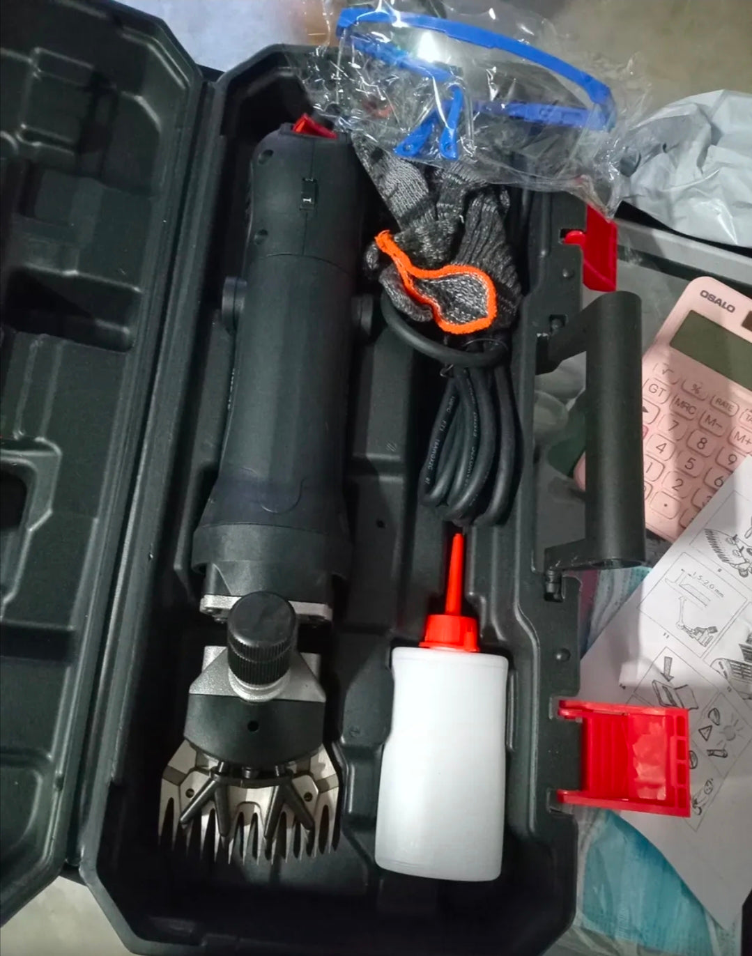 Rasuradora Trasquiladora Para Borregos Ovejas Y Perro Grande 900w