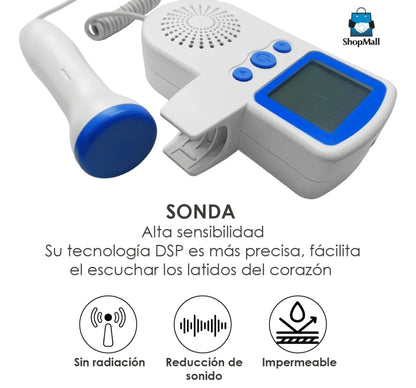 Monitor fetal de ultrasonido