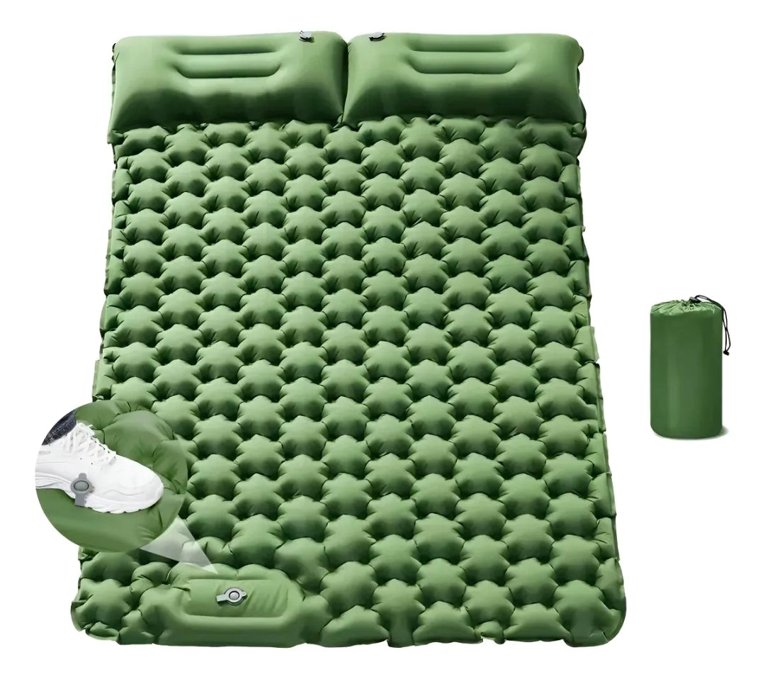 Colchón inflable para acampar Doble