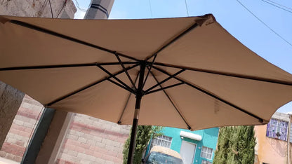 Sombrilla Para Jardin Y Playa 2.3m Exterior Plegable