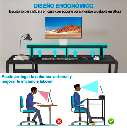 Escritorio para computadora ajustable