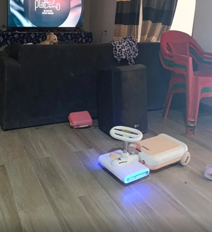 Montable eléctrico para niños con luz led y música