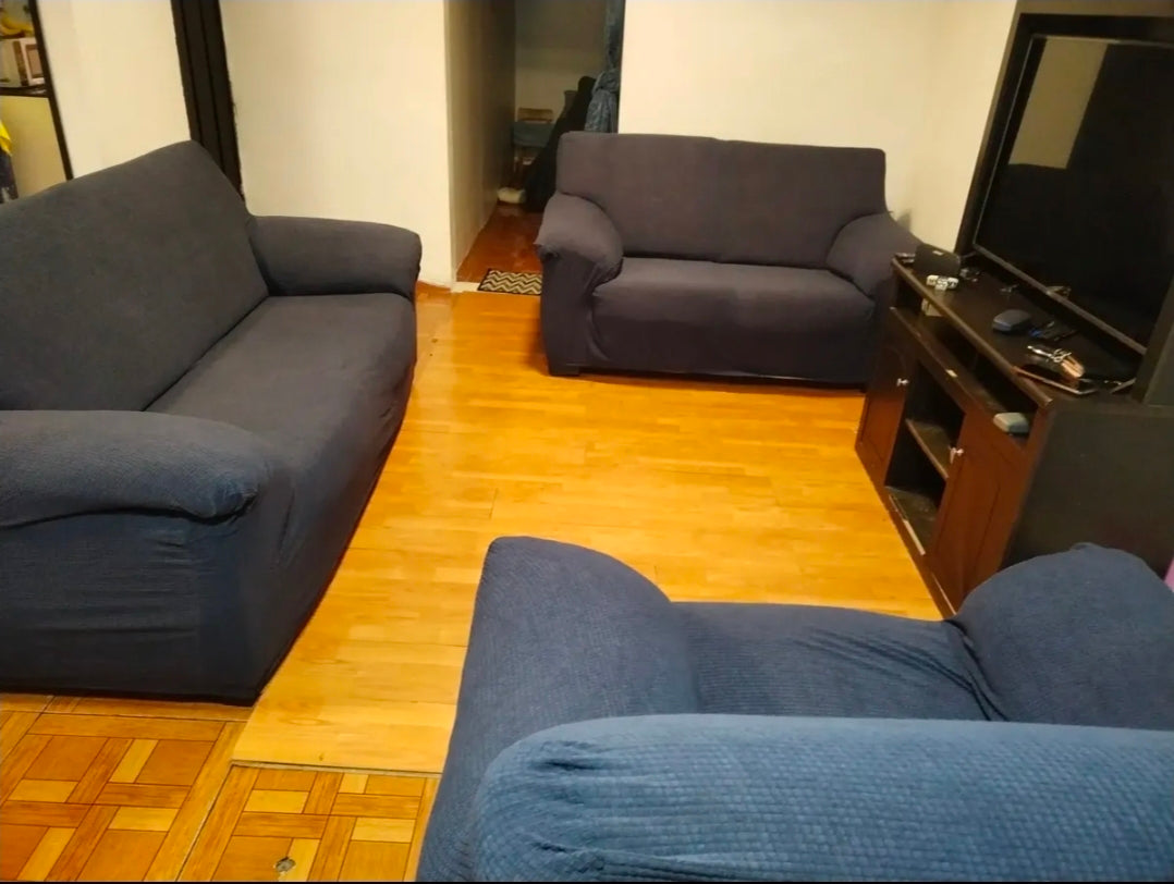 Funda Cubre Sala Ajustable 3pz