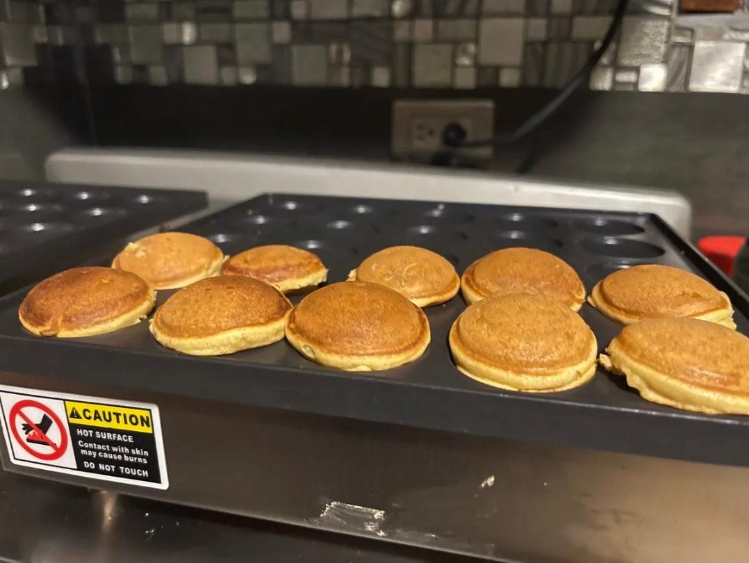 Máquina eléctrica 50 mini hotcakes