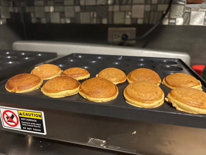 Máquina eléctrica 50 mini hotcakes