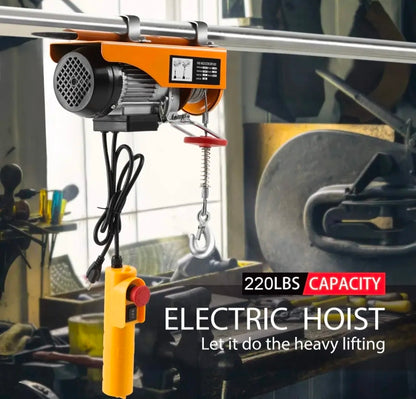 Polipasto eléctrico de carga 200kg 12m