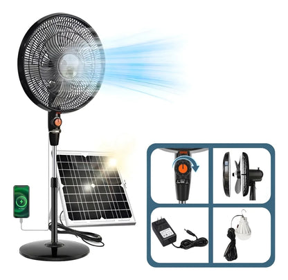 Ventilador de piso solar