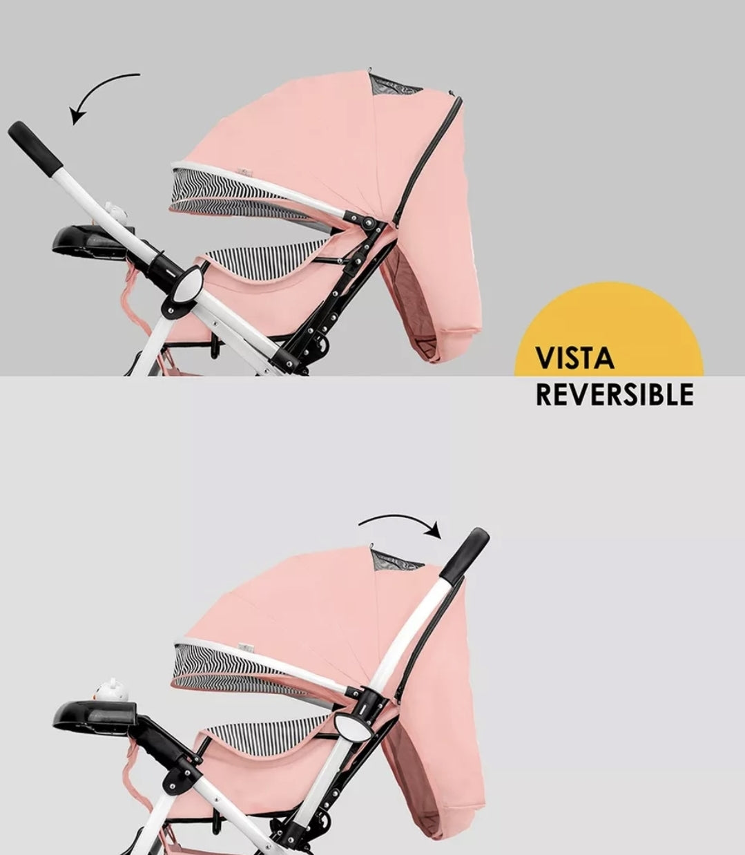 Carriola Para Bebé Musical Plegable Ligera Ultra Premium