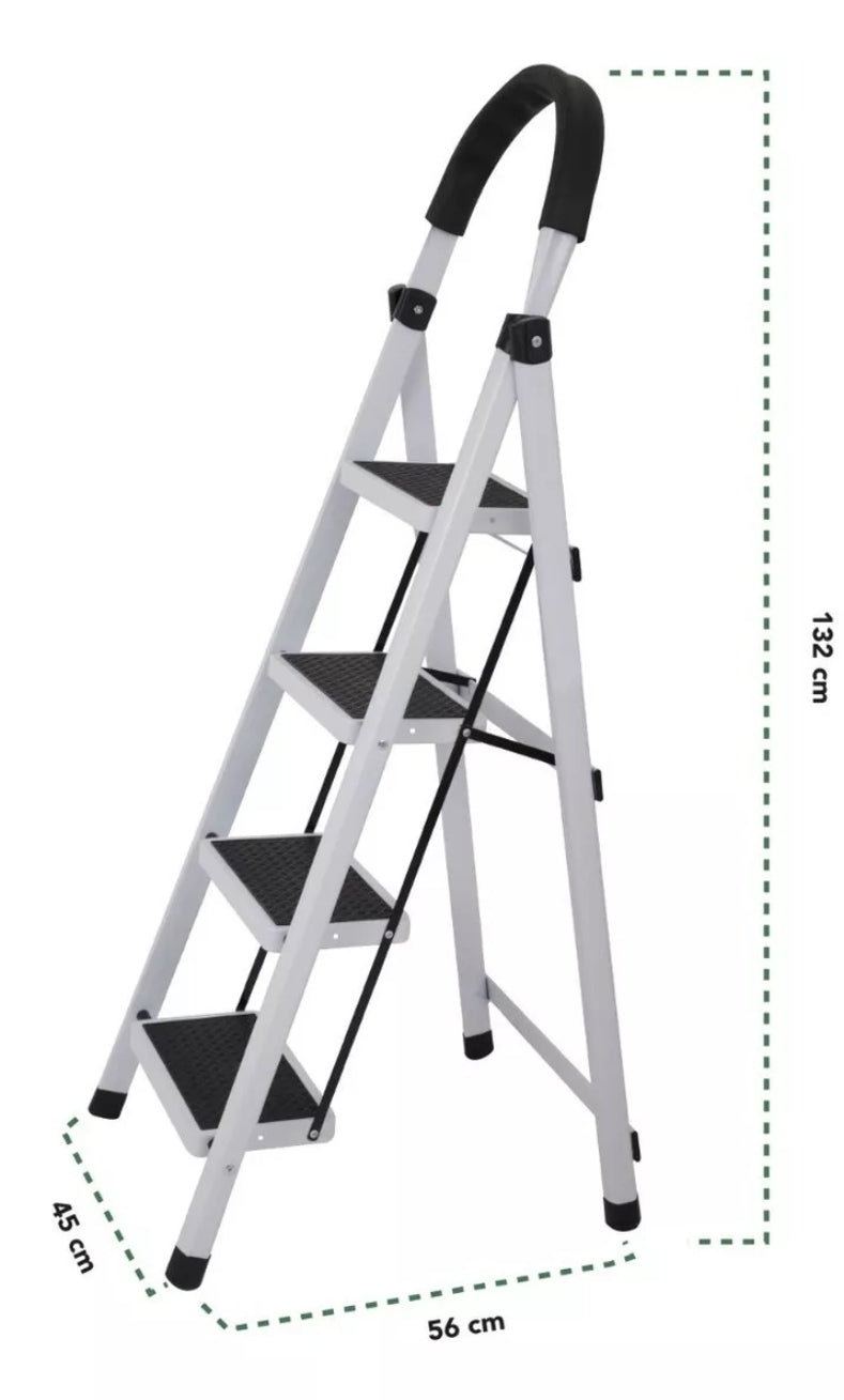 Escalera plegable 4 peldaños