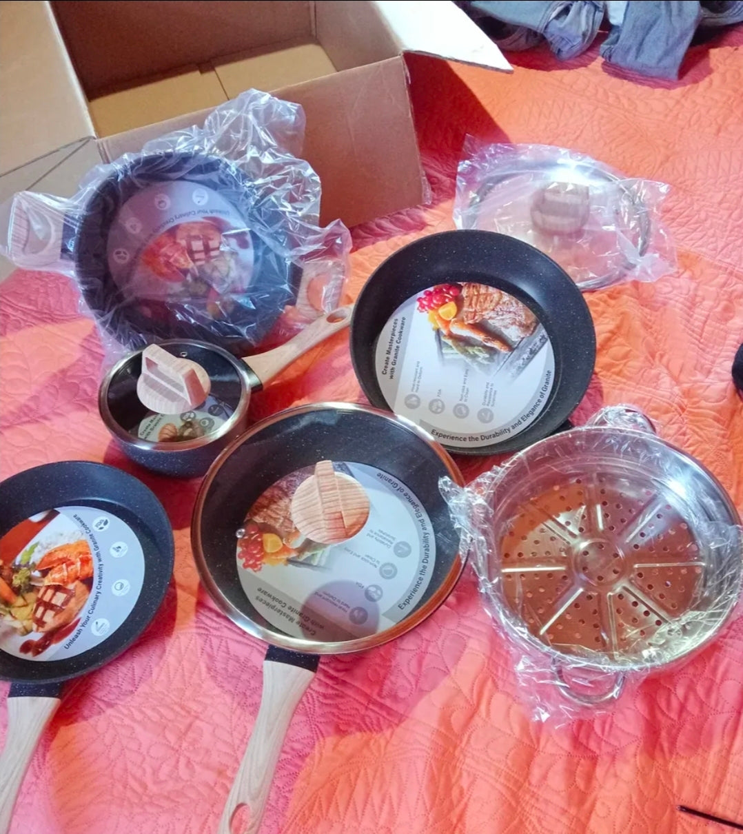 Batería de cocina antiadherente 12pz