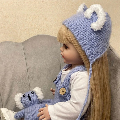 Muñeca bebé TIPO reborn realista 55cm