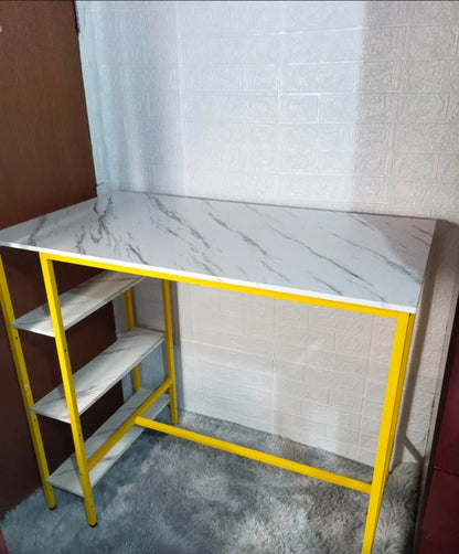 Mesa Barra De Cocina Multiusos Con 2 Bancos