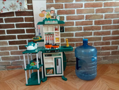 Cocina de juguete con luz, agua y sonido 73pz