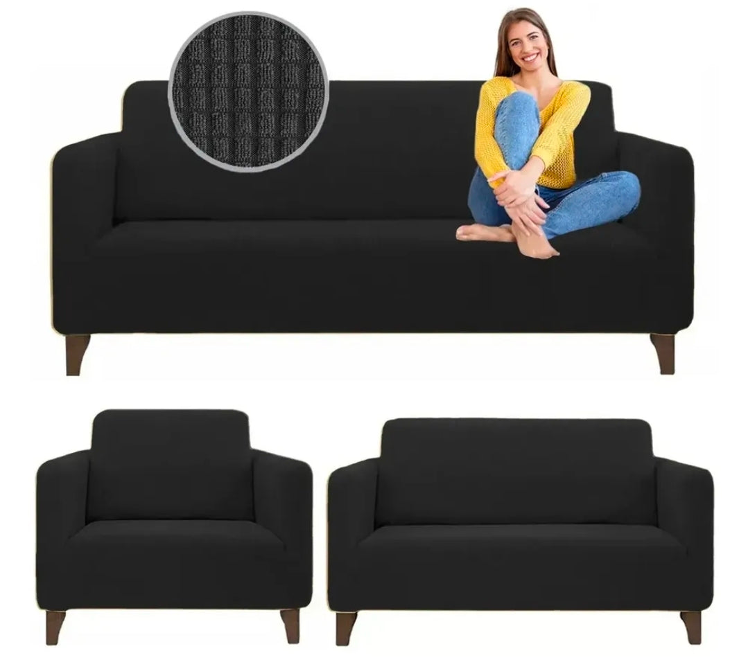 Funda Cubre Sala Ajustable 3pz