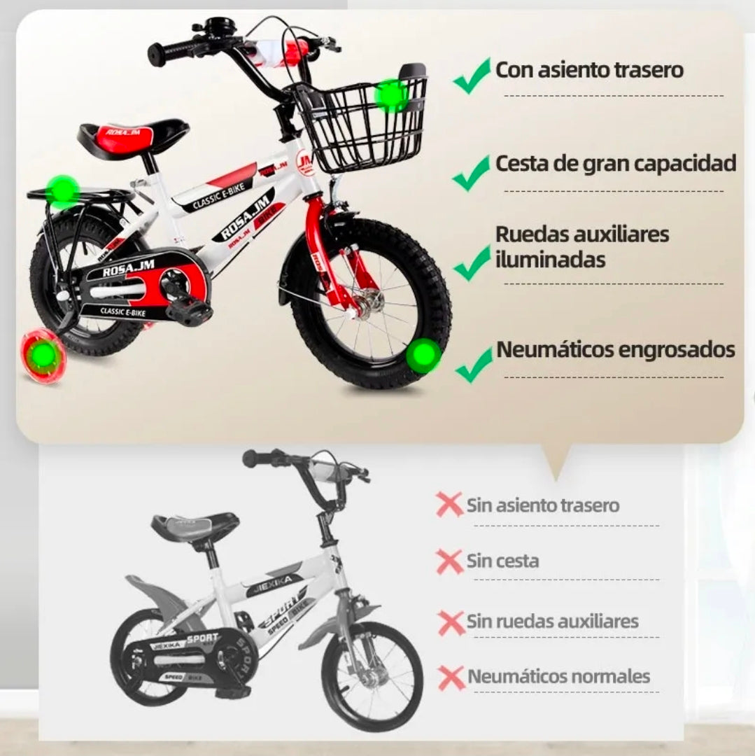 Bicicleta R15 con canasta 4-6 años