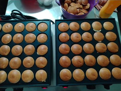 Máquina eléctrica 50 mini hotcakes