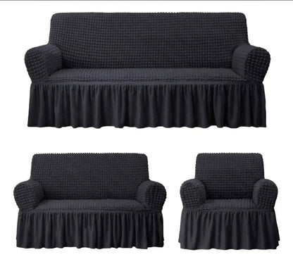 Protector Cubre Sala Elástico Impermeable Alta Calidad 3 Piezas