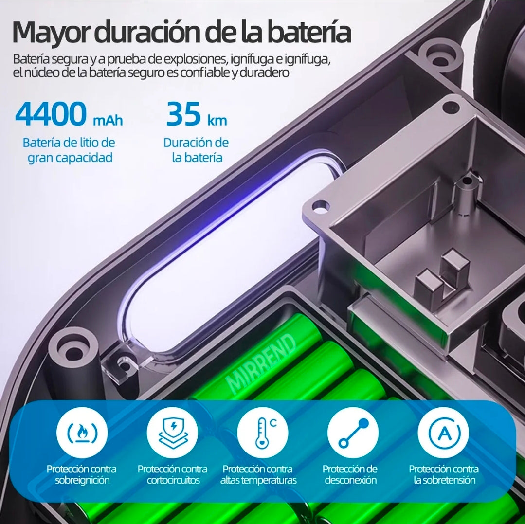 Patín Eléctrico Hoverboard Bluetooth MIRREND 6.5" Para Niño