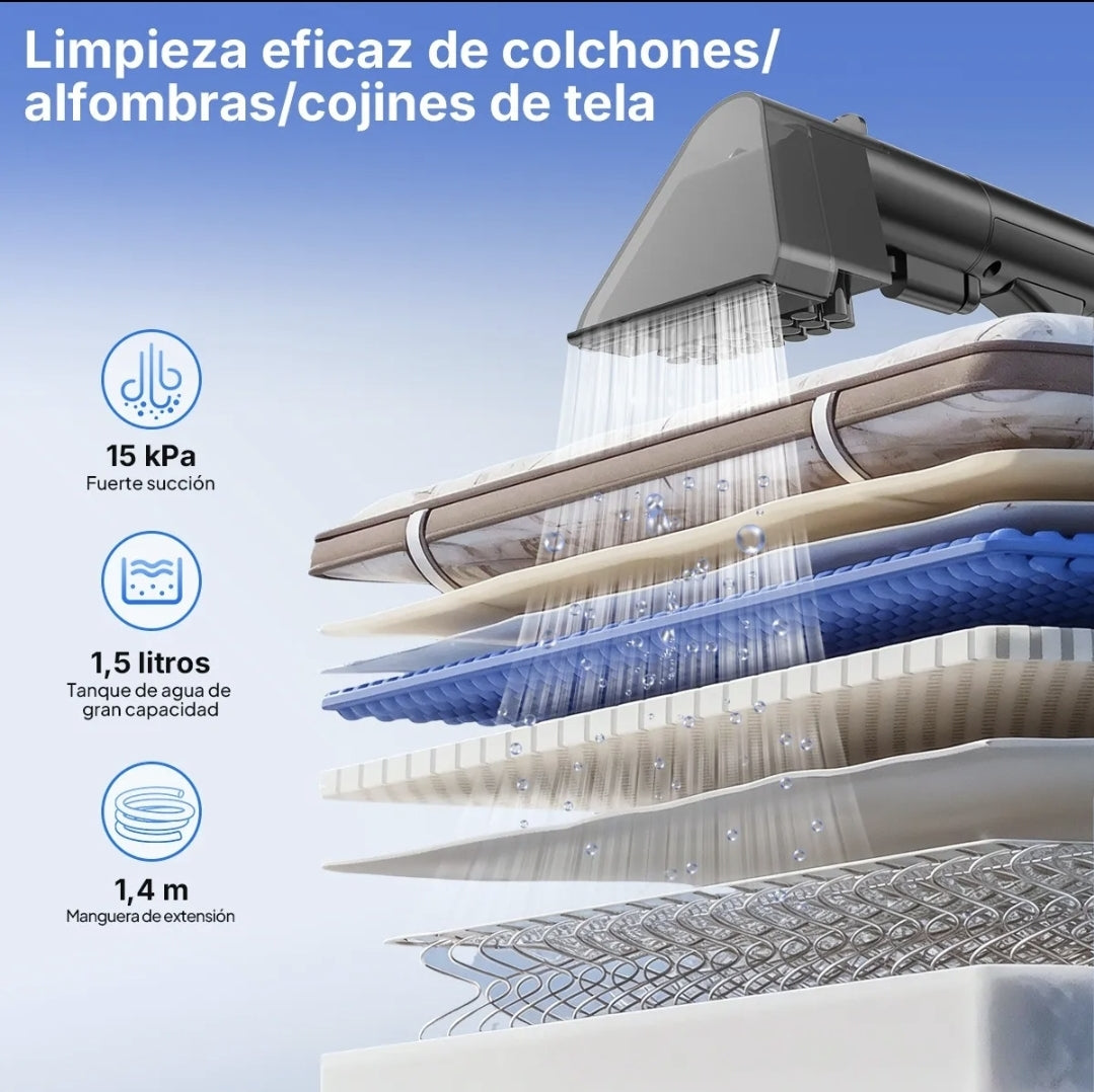 Aspiradora Para Limpiar Alfombras Sillones  Y Mascota