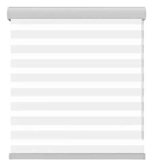 Persiana Doble Capa Zebra 100x200 Cm Enrollable
