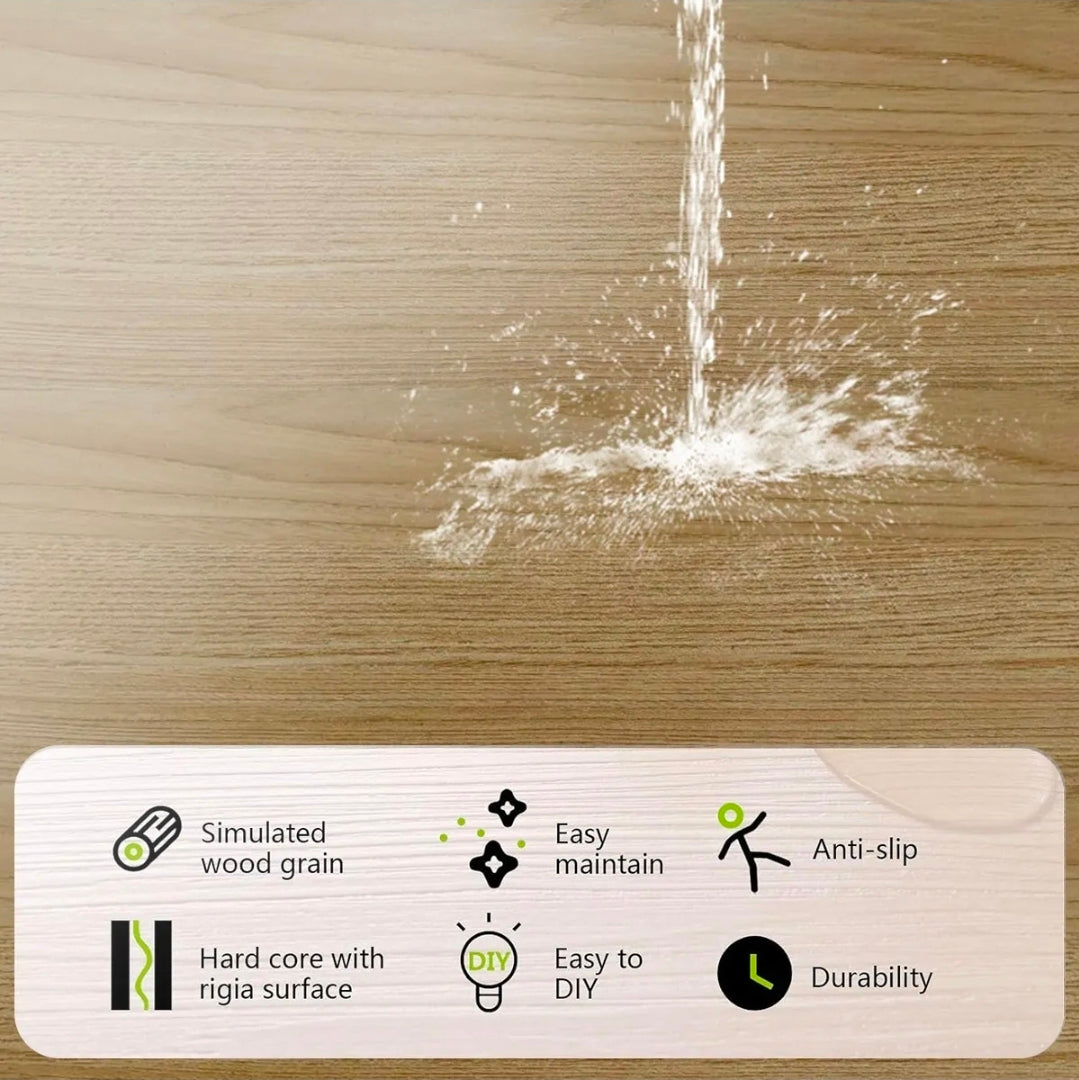 Piso Tipo Duela Autoadherible Sintética PVC