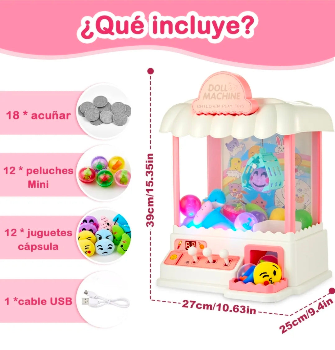 Máquina de garra para niños