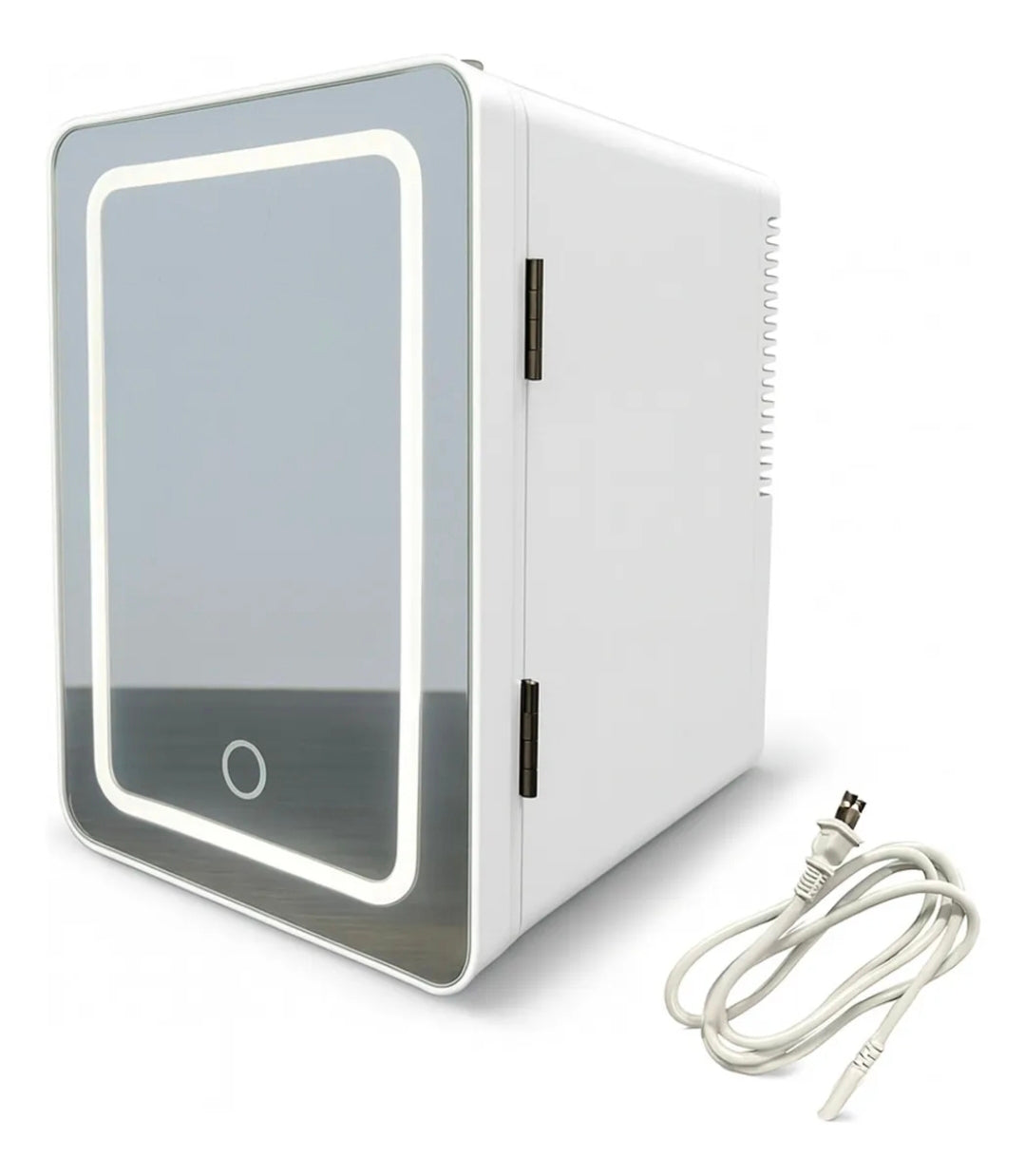 Mini Refrigerador Con Espejo Led Capacidad De 4 L