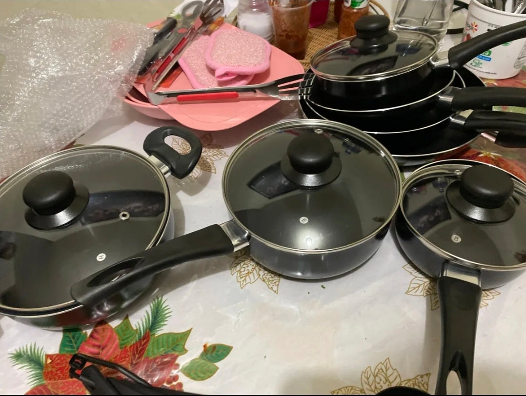 Batería de cocina 27 piezas Aluminio Antiadherente Novry