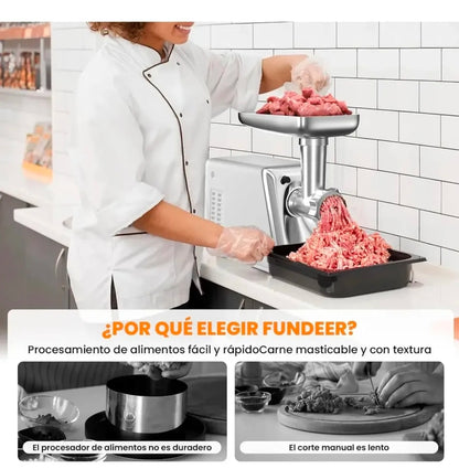 2800w Picadora De Carne Eléctrica De Acero Inoxidable
